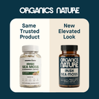 Organic Irish Sea Moss With Bladderwrack and Burdock Root